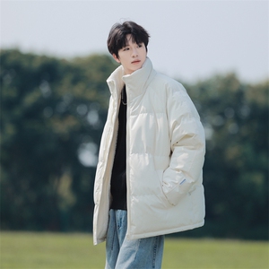 港风冬季新款立领棉服中性情侣风潮牌百搭棉衣外套111-P75图片