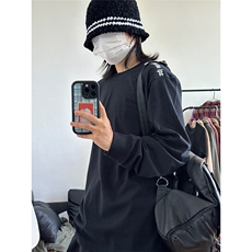 250克重磅精梳纯棉硅胶字母螺纹袖口长袖T恤打底衫CT907-P35，男装T恤，星座301C-5