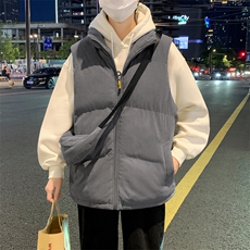 灯芯绒棉马甲男2024秋冬季新款棉衣休闲保暖加厚外套，男装棉衣，星座410-6（原星座1304-1）