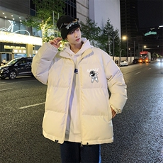 冬季加厚款PU皮港风棉服简约百搭棉袄XZ102A-4-5139-P115，男装棉衣，星座211-2