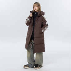 904-2-YR001-P188控258冬季北方抗寒中长款过膝羽绒服女加厚，男装羽绒服，星座904-2