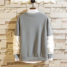 主推款2021圆领卫衣外套秋新款套头港风潮流上衣宽松男WY110-P22，男装卫衣，星座1206（原A206）