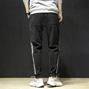 2021春秋季新款日系黑墙大码工装灯芯绒宽松休闲裤K1015-P45图片