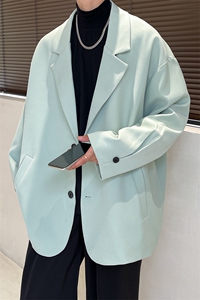 秋季小西装西服外套男ins上衣英伦单西宽松休闲J夹克A071-X06-P85图片