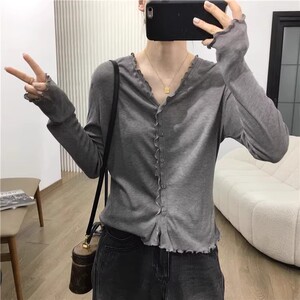 夏季新款简约舒适女士夏天防晒开衫长袖图片