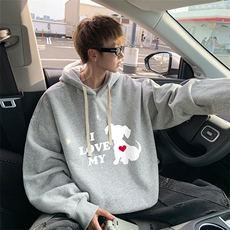 连帽卫衣男大码胖子帽衫大号运动服WY2448-P35，男装卫衣，电商A040