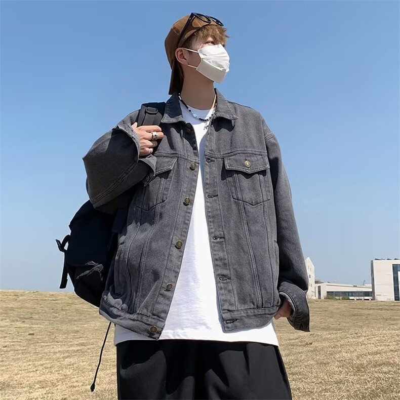 单排扣青少年翻领长袖春秋季潮牌高街痞帅8824-P57,男装卫衣,星座1109-3