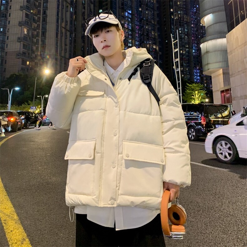 新款棉衣男冬季面包服连帽加厚青少年ins潮牌袄子外套M559P90,男装棉衣,星座1116-2