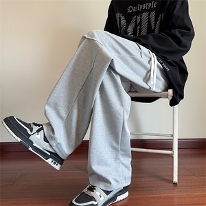 秋冬季美式高街vibe褶皱工装男潮牌休闲裤子XZ301b-2-CK716P28图片