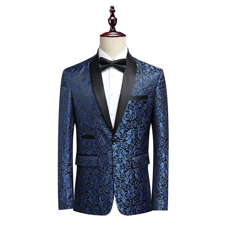 XZ8608P115压花小西装男修身潮流韩版主持人网红结婚礼服发型师西服,男装西服,星座510A-2