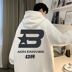 抖音得物供货可提供视频秋冬重磅美式宽松连帽卫衣DL2021，男装卫衣，电商A486
