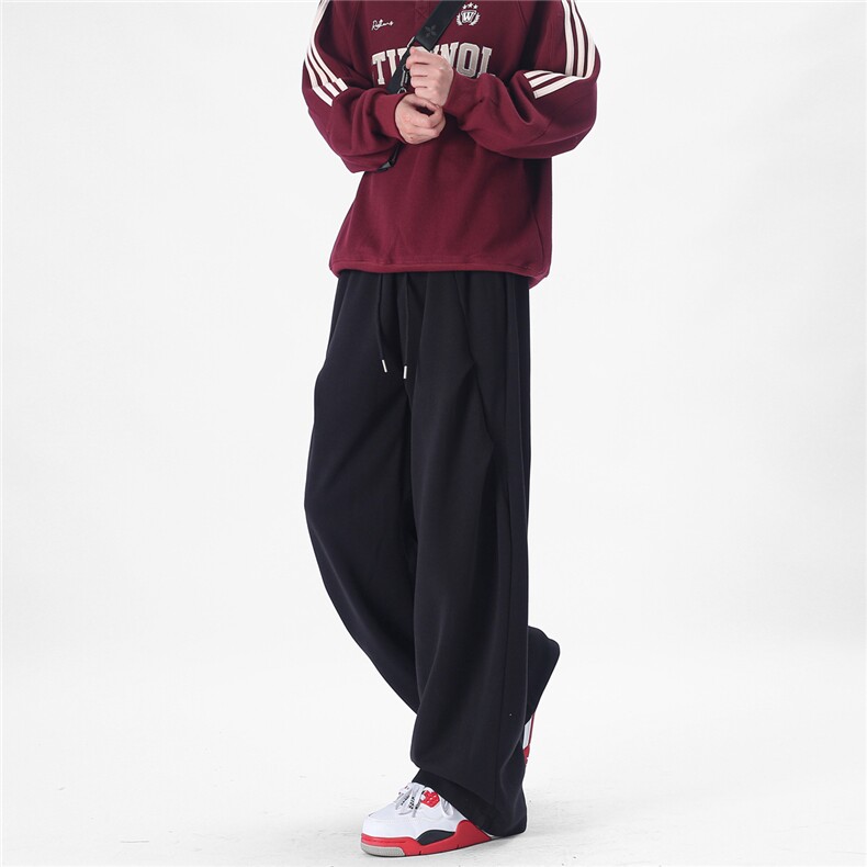 主推现货A429-YK337特批45秋冬欧棉绒褶皱设计柔软保暖休闲裤,男装棉衣,电商A429