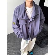 水洗牛仔外套加绒加厚飞行员夹克JK1032特P128，男装工装外套，星座908-1