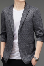 DJ8829钱塘2020-3中年男士商务休闲简约百搭合身西服外套P152，男装西服，钱塘207-3