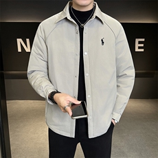 新款男士小翻领插肩袖羽绒服夹克加厚防寒309B-3-81063-P185，男装夹克，星座1409-3
