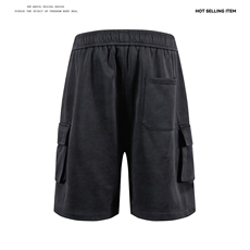 K5030/特P35夏季2026年工装短裤男士多口袋五分裤中裤扎染脏脏裤，男装牛仔裤，电商A141
