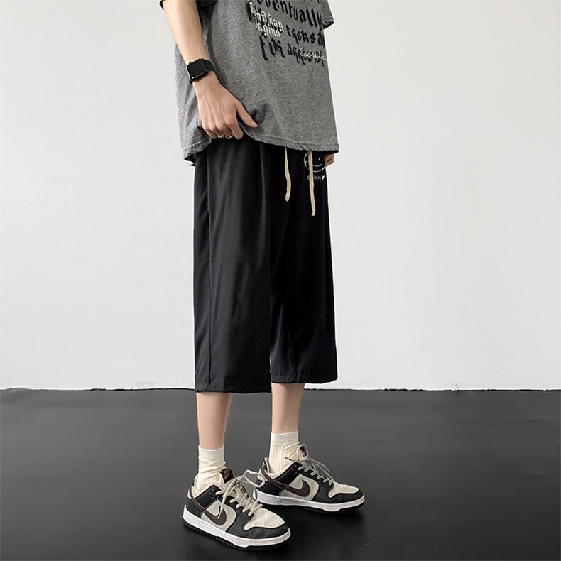 冰丝七分裤男大码速干短裤男五分裤QK72072-P25,男装休闲裤,电商A040