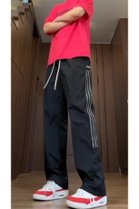 大量现货侧边条纹设计感速干裤男女款春夏季休闲裤DY5032-P55，男装休闲裤，电商A178