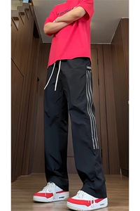 大量现货 侧边条纹设计感速干裤男女款春夏季休闲裤DY5032-P55图片