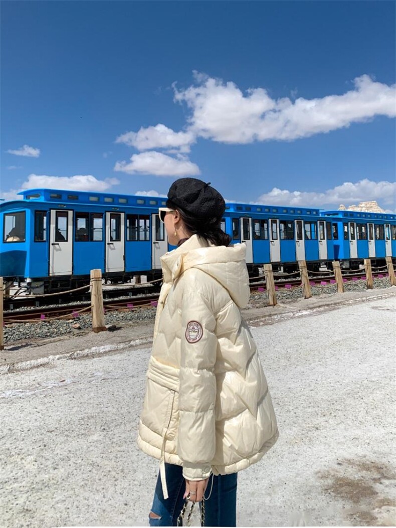 【现货】2021新款冬季时尚女装羽绒服，女装羽绒服，百妹仟红