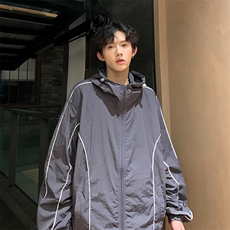 D8873-特P48美式户外防晒衣套装男夏季潮牌宽松防嗮服百搭冲锋衣，男装防晒衣，星座603-2