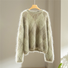 2025百搭软糯圆领羊绒衫，女装针织衫/毛衣，伊纯羊绒