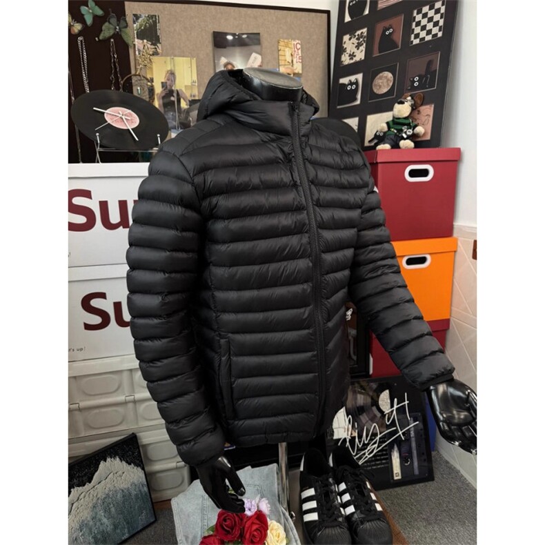 50绒黑色美式轻薄排骨羽绒服 D328-YR896-P90特图片
