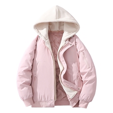 新款青少年学生棉袄假两件加绒加厚棉衣秋冬保暖棉服情侣YY2588，男装棉衣，星座1206（原A206）