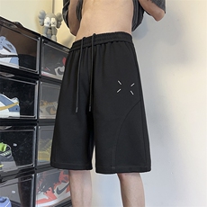 特批P27无差价长裤改短裤夏新休闲马吉拉刺绣五分裤DK2129，男装牛仔裤，电商A001-1
