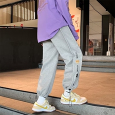 218-1-P40-CK1008新款时尚休闲潮男百搭束脚裤，男装休闲裤，四季星座218-1