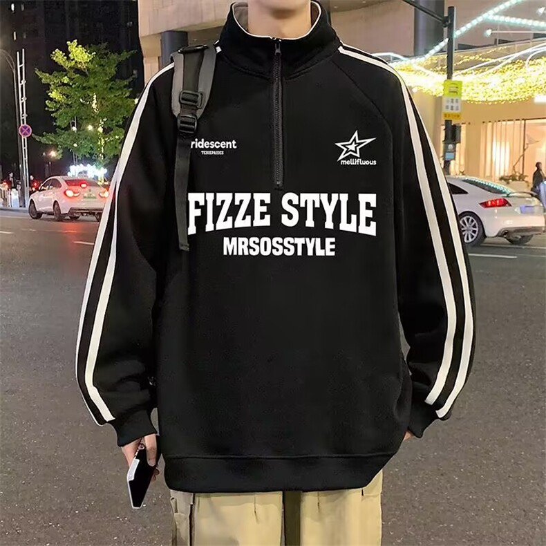 现货M-5XL2026春季新款男士休闲大码男装卫衣外套W296,女装短外套,星座1816-3（原1210-3）