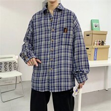 长袖衬衫春款男港风潮流C2126P34，男装衬衫，星座1116-2