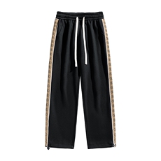 KP753P45港风休闲裤男港风宽松直筒拖地裤束脚裤卫裤，男装休闲裤，星座1204-3