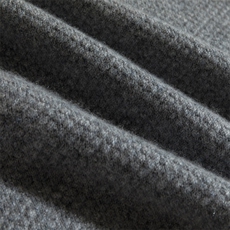 秋冬季新款舒适时尚百搭男士菠萝针单股半高领羊绒衫男装，男装羊绒套衫，麦纱纱羊绒