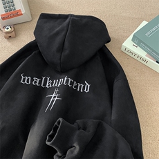 供抖音高品质现货麂皮绒卫衣男港风宽松外套416B-WY661-P58限78，男装卫衣，星座416B-1
