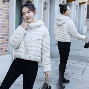 现货！2024秋冬新款休闲短款羽绒服小个子面包服女装图片