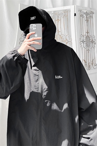 F159/P55有报告UPF50+紫外线防晒衣男个性连帽外套防晒服上衣图片