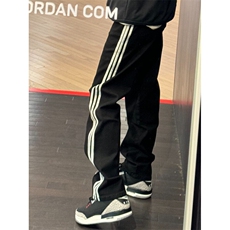 【有货】WK01CC常规特P43加绒特P50三条杠裤子男条纹运动卫裤，男装休闲裤，星座1007（原301D）
