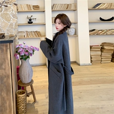"Boom新品现货”2C030-9095韩版立体剪裁双面全羊毛大衣P330-K488，女装毛呢外套，2C030