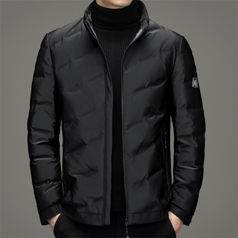 冬季中年男保暖羽绒服中年爸爸装休闲羽绒棉服外套YYYR22120-P235图片