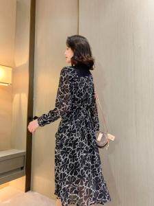 【现货】2021春季新款休闲修身显瘦连衣裙，女装连衣裙，荷塘月色