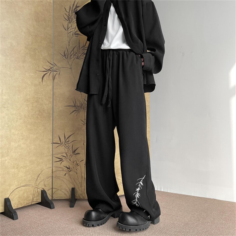现货供应K8002-P50控68新中式刺绣短裤【版权注册】,男装牛仔裤,电商D232