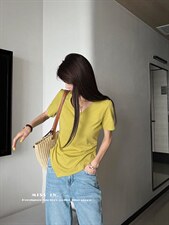 现货设计师款不规则T色彩随心选，其它，蜜思印·金