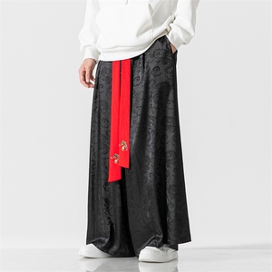 23秋装 汉服男女风裤子唐装改良宋裤古风裙裤阔腿裤 K240/P75图片