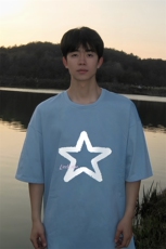 230g重磅纯棉短袖t恤男大码半袖半截袖DX17286-P20，男装T恤，电商A040