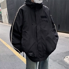 户外工装保暖棉衣男女秋冬季美式高街连帽冲锋衣小众F813-P95，男装棉衣，星座1109-3