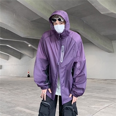 2025夏日防晒服夹克男女户外徒步运动登山皮肤衣外套W6611-P39，男装防晒衣，星座412-1