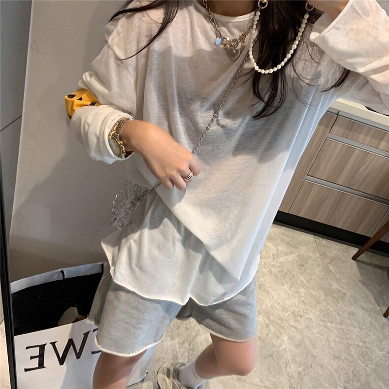 笑脸防晒罩衫，女装，XTZ style