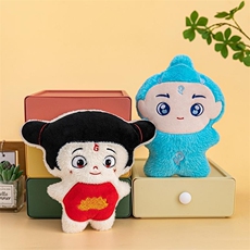 童话毛绒 哪吒与敖丙（百个起售）