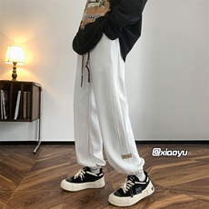 XZ616早秋季新款菠萝格贴标休闲裤TY912M-5XLP35控48，男装休闲裤，星座512A（原616）